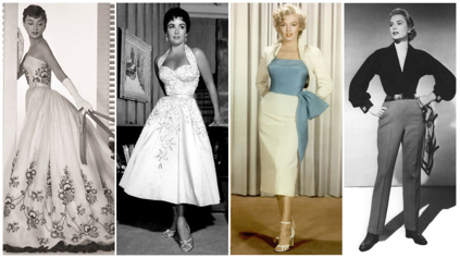 Marilyn-Monroe-Grace-Kelly-Audrey-Hepburn-si-Elizabeth-Taylor-in-tinute-din-anii-50